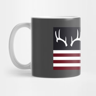 Antler American Flag Mug